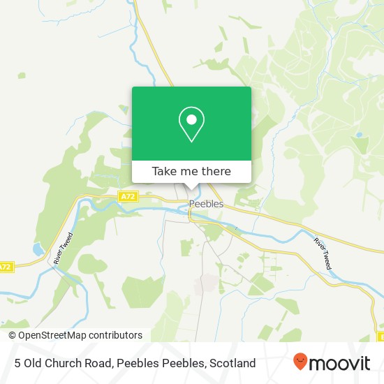 5 Old Church Road, Peebles Peebles map