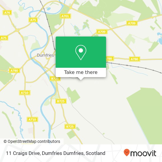 11 Craigs Drive, Dumfries Dumfries map