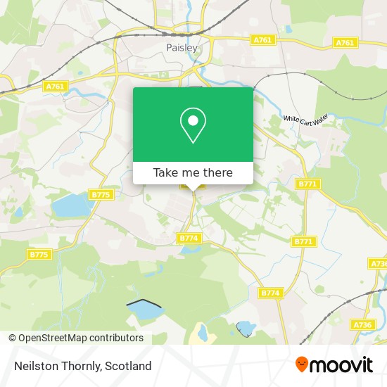 Neilston Thornly map