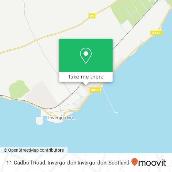 11 Cadboll Road, Invergordon Invergordon map