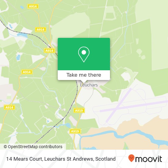 14 Mears Court, Leuchars St Andrews map
