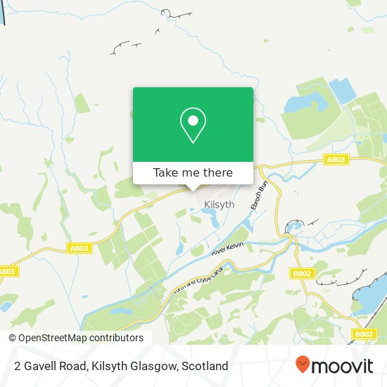 2 Gavell Road, Kilsyth Glasgow map