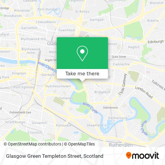 Glasgow Green Templeton Street map