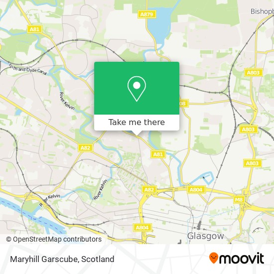 Maryhill Garscube map