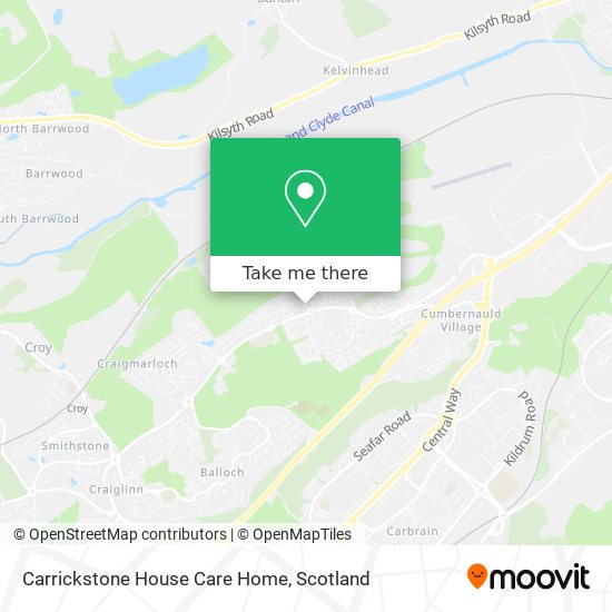 Carrickstone House Care Home map