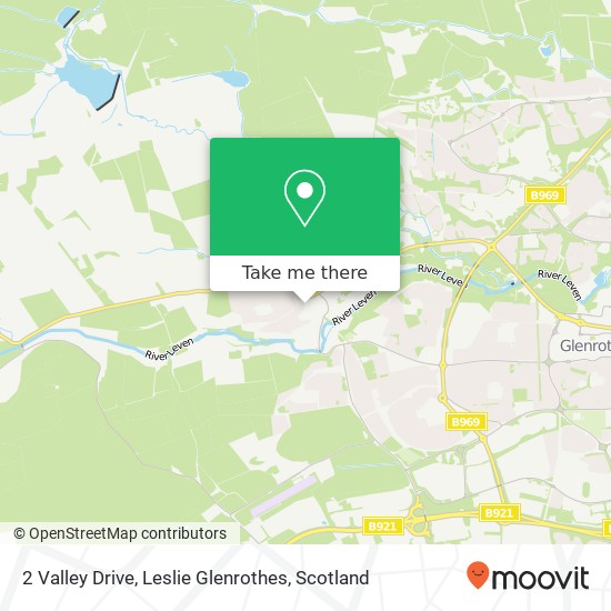 2 Valley Drive, Leslie Glenrothes map