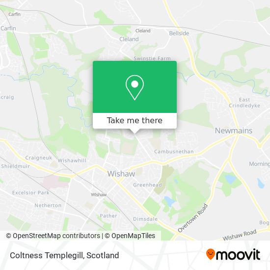 Coltness Templegill map