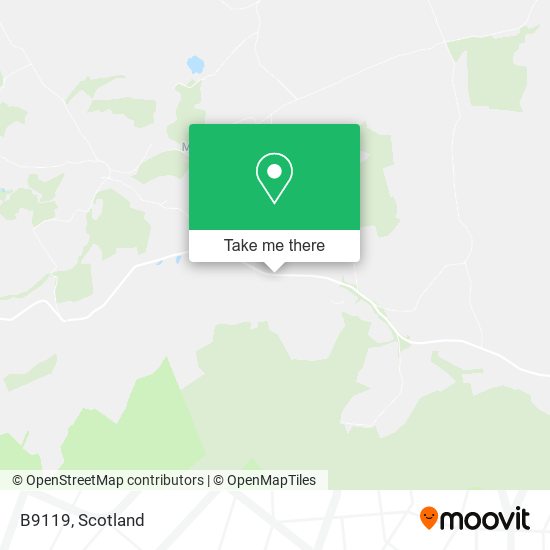 B9119, Midmar Inverurie map