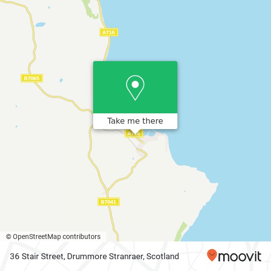 36 Stair Street, Drummore Stranraer map