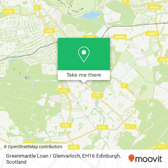 Greenmantle Loan / Glenvarloch, EH16 Edinburgh map