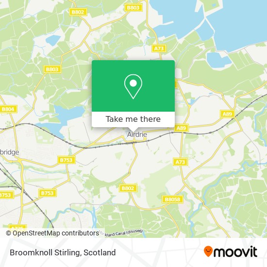 Broomknoll Stirling map
