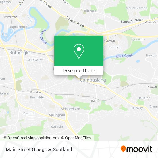 Main Street Glasgow map