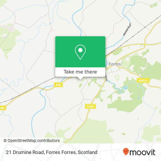 21 Drumine Road, Forres Forres map