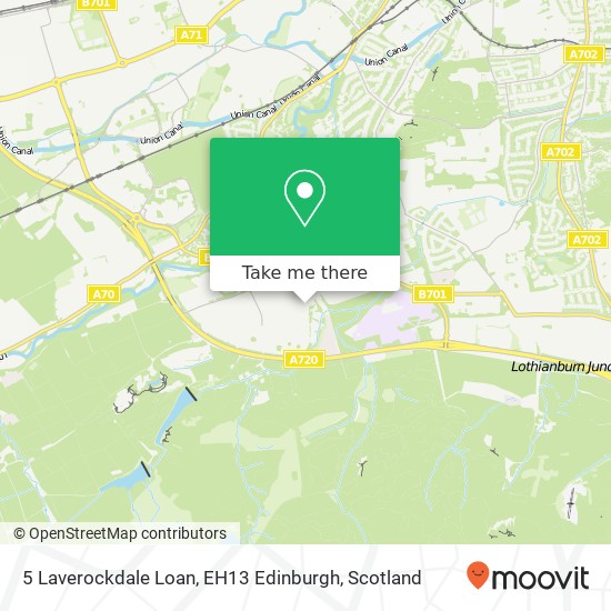 5 Laverockdale Loan, EH13 Edinburgh map