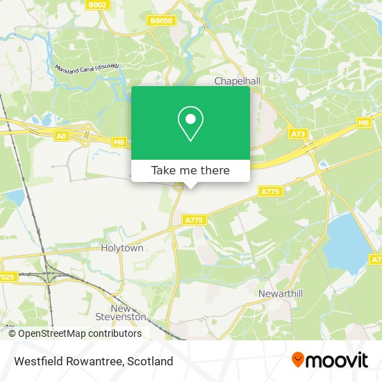 Westfield Rowantree map