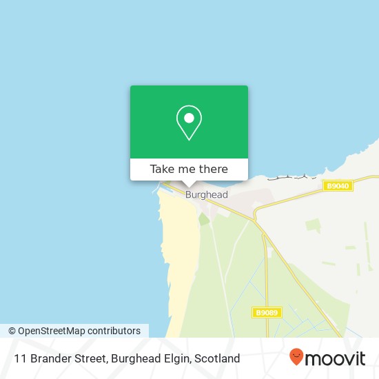 11 Brander Street, Burghead Elgin map