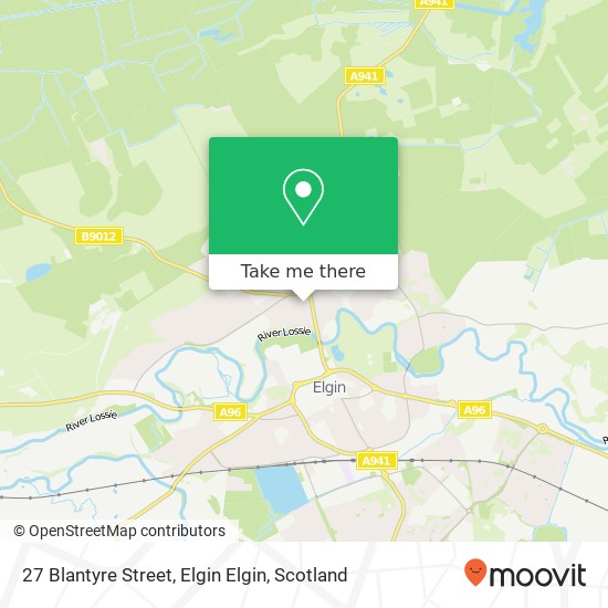 27 Blantyre Street, Elgin Elgin map