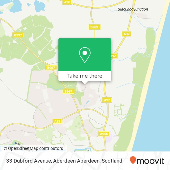 33 Dubford Avenue, Aberdeen Aberdeen map