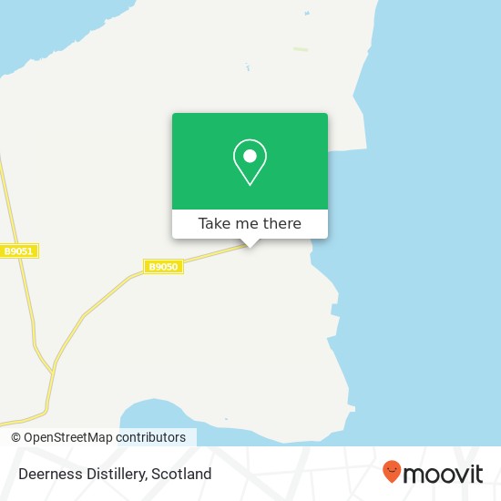 Deerness Distillery map