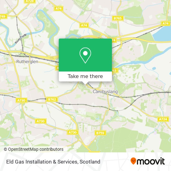 Eld Gas Installation & Services map