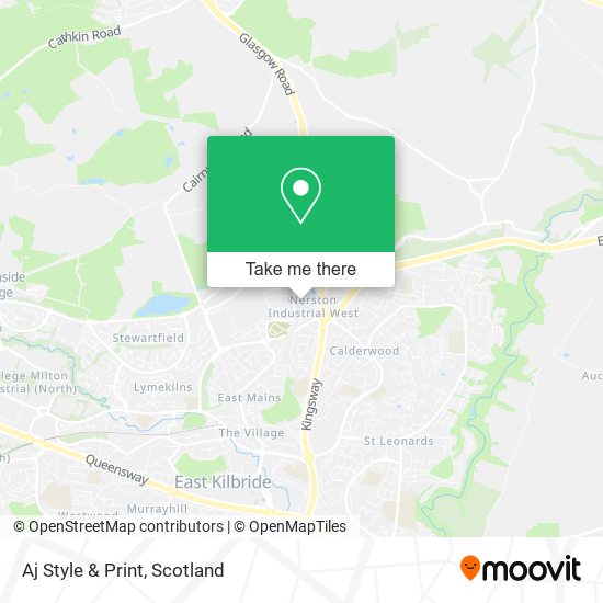 Aj Style & Print map