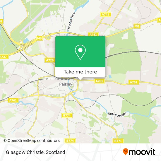 Glasgow Christie map