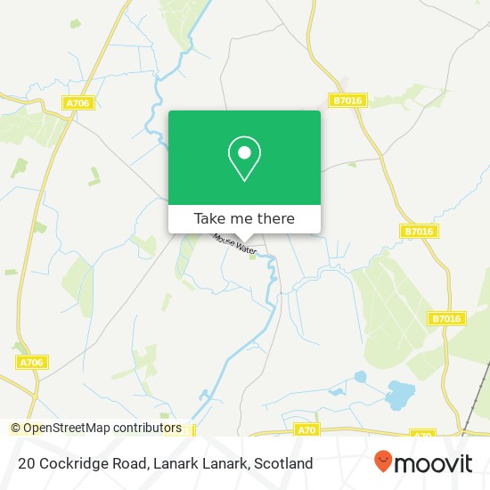 20 Cockridge Road, Lanark Lanark map