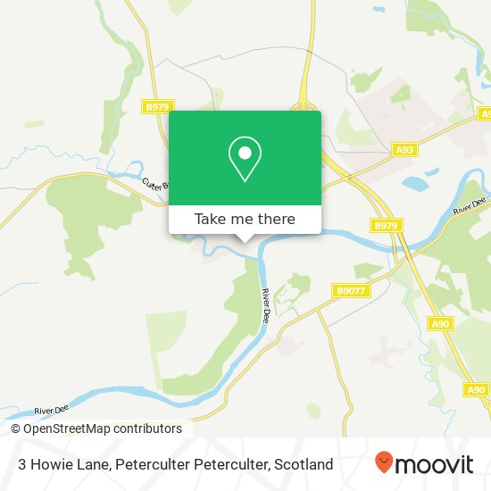 3 Howie Lane, Peterculter Peterculter map