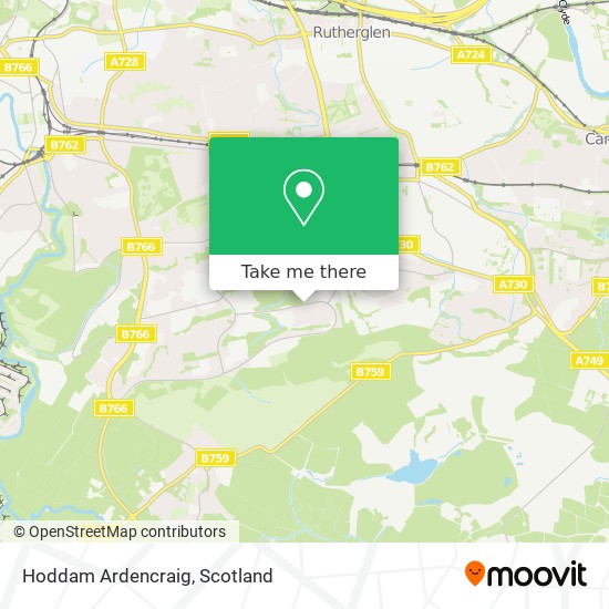 Hoddam Ardencraig map