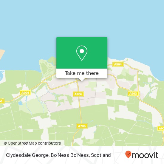 Clydesdale George, Bo'Ness Bo'Ness map