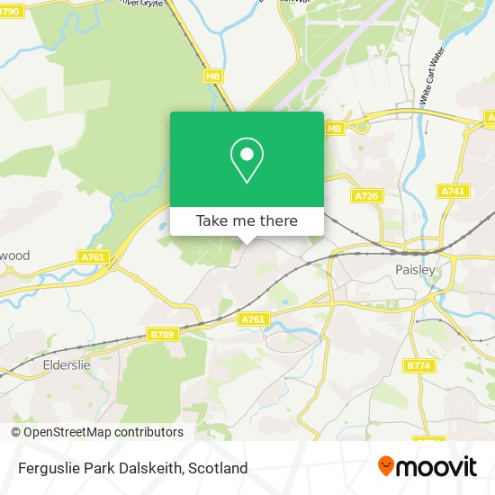 Ferguslie Park Dalskeith map