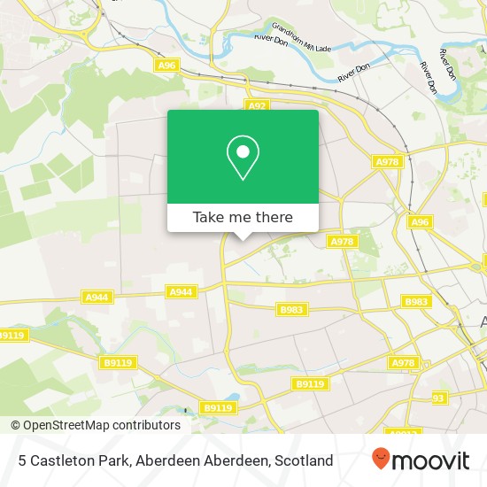 5 Castleton Park, Aberdeen Aberdeen map