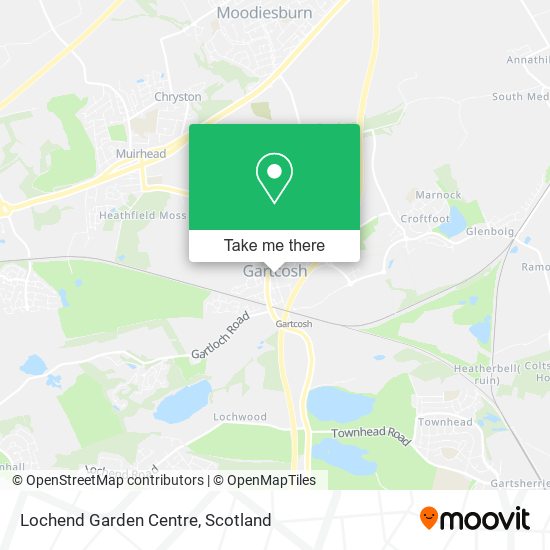 Lochend Garden Centre map