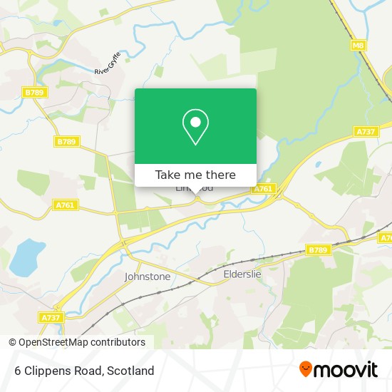 6 Clippens Road map