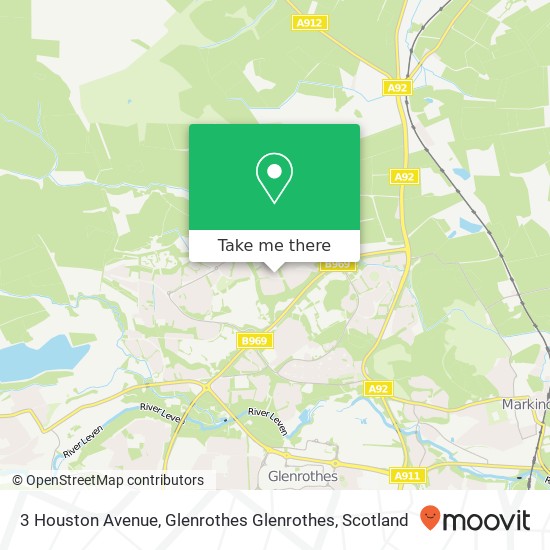 3 Houston Avenue, Glenrothes Glenrothes map