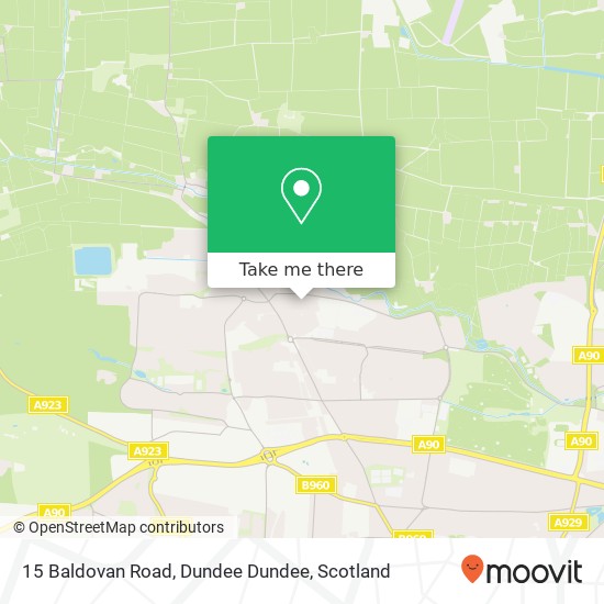 15 Baldovan Road, Dundee Dundee map