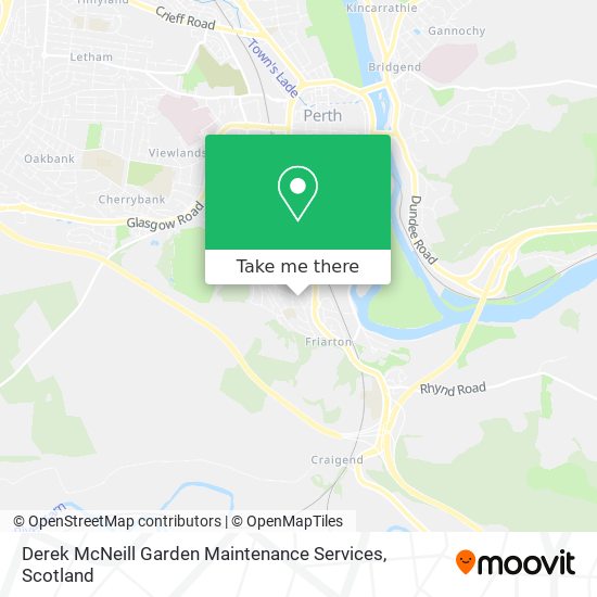 Derek McNeill Garden Maintenance Services map