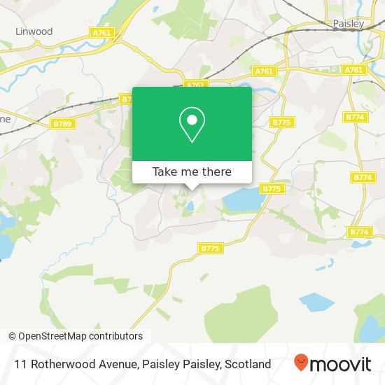 11 Rotherwood Avenue, Paisley Paisley map