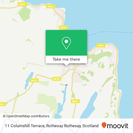 11 Columshill Terrace, Rothesay Rothesay map