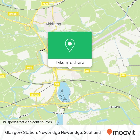 Glasgow Station, Newbridge Newbridge map