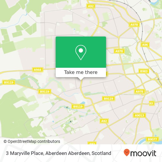 3 Maryville Place, Aberdeen Aberdeen map