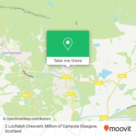 2 Lochalsh Crescent, Milton of Campsie Glasgow map