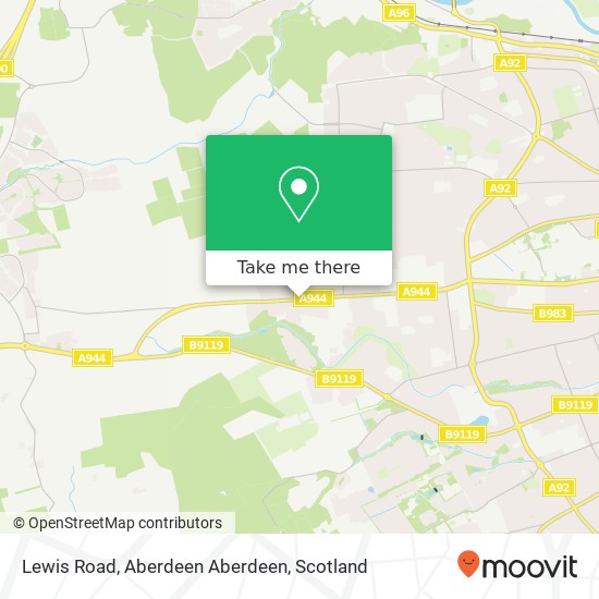 Lewis Road, Aberdeen Aberdeen map