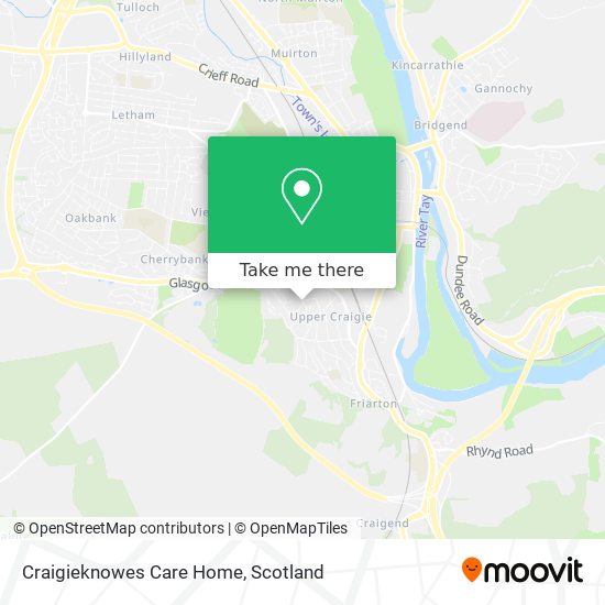 Craigieknowes Care Home map
