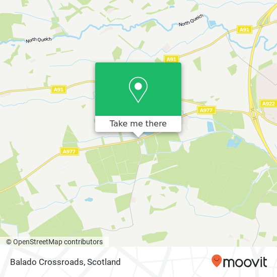 Balado Crossroads map