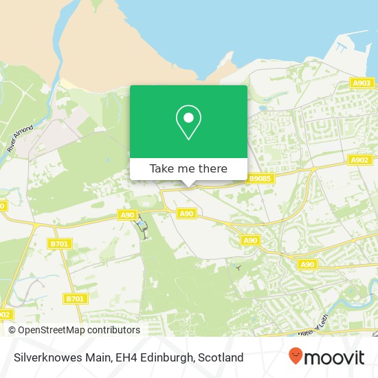 Silverknowes Main, EH4 Edinburgh map