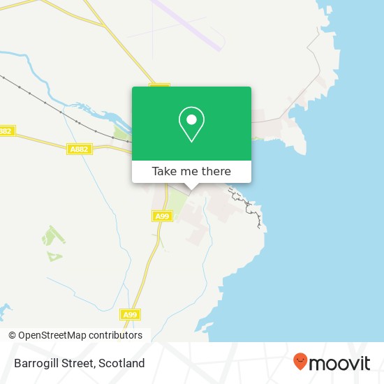 Barrogill Street map