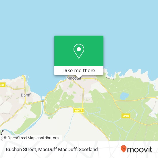 Buchan Street, MacDuff MacDuff map