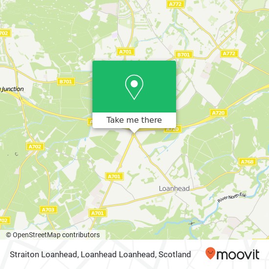 Straiton Loanhead, Loanhead Loanhead map