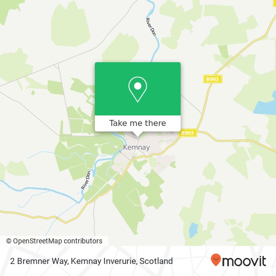 2 Bremner Way, Kemnay Inverurie map